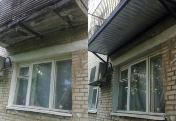 Замена балконной плиты