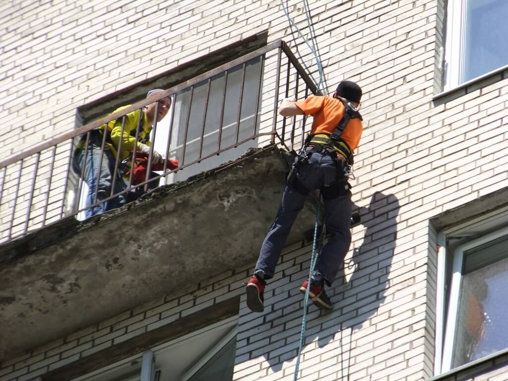 Реставрация балконных плит